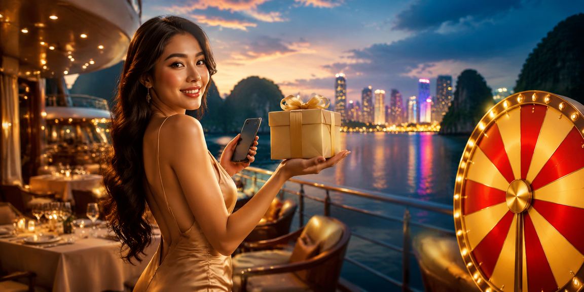 Người chơi Việt Nam trải nghiệm roulette trực tuyến với cảnh vịnh Hạ Long