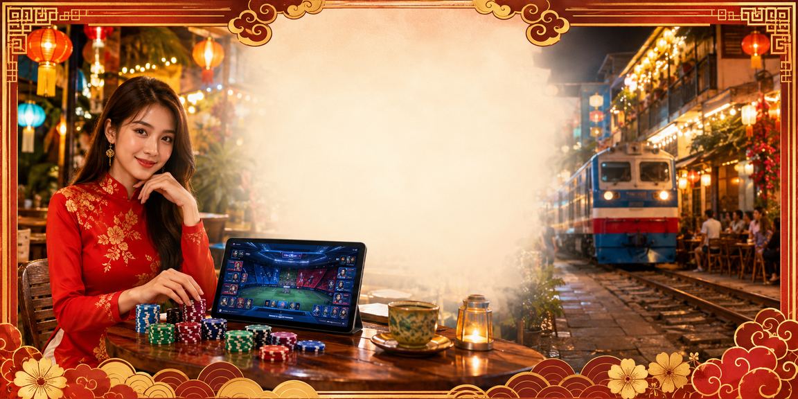 Người dùng Hà Nội thưởng thức cà phê và theo dõi kết quả esports betting trên điện thoại